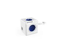 Allocacoc 2402BL/FREUPC Intérieur 4AC Outlet(s) 1.5m Bleu, Blanc multiprise - Multiprises (Intérieur, 1,5 m, 4 Sortie(s) CA, Type