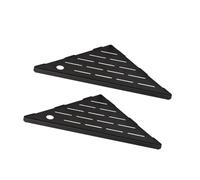alloneslife 1/2 étagère d ' Angle de en Acier Inoxydable de 10 Pouces avec Trou de Lame, Organisateur de Salle de Bain Non percé, Installation Simple pour planificateur de Robuste