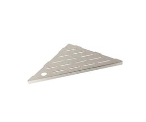 alloneslife 1/2 étagère d ' Angle de en Acier Inoxydable de 10 Pouces avec Trou de Lame, Organisateur de Salle de Bain Non percé, Installation Simple pour planificateur de Robuste