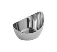 alloneslife Ensemble d ' Assiettes de Richesse en Acier Inoxydable de qualité supérieure pour Ketchup et Sauce Construction Robuste pour Un Usage Quotidien Plats de Service en métal permanents