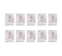 alloneslife Note de message papier pour carte de vœux, Bear | Présentoir de bouquets 3D avec façade décorative pour ajouter des vœux, paquet de 10