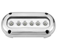 allpa LED éclairage sous-marin, montage en saillie, LED 6x3W, boîtier NIRO : lumière bleue