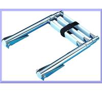 allpa NIRO Échelle de bain télescopique Pour montage sur la plate-forme de bain, 3 marches, tube max. Ø32mm