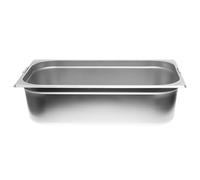 Allpax Récipient GN 1/1 en acier inoxydable - Hauteur 150 mm - Avec poignées - Récipient gastronorm de qualité alimentaire et résistant à la chaleur, pour égoutter ou comme insert de cuisson dans le