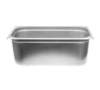 Allpax Récipient GN 1/1 en acier inoxydable - Hauteur 200 mm - avec poignées - Récipient Gastronorm résistant à la chaleur et aux aliments, pour égoutter ou comme insert de cuisson dans le chafing