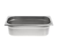 Allpax Récipient GN 1/3 en acier inoxydable - Hauteur : 100 mm - Récipient gastronorme de qualité alimentaire et résistant à la chaleur - Pour égoutter ou comme insert de cuisson dans le chafing dish