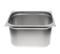 Allpax Récipient GN 2/3 en acier inoxydable - Hauteur : 200 mm - Avec poignées - Récipient gastronorme résistant à la chaleur et à la nourriture - Pour égoutter ou comme insert de cuisson dans le