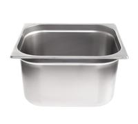 Allpax Récipient GN 2/3 en acier inoxydable - Hauteur : 200 mm - Récipient alimentaire et résistant à la chaleur - Pour égoutter ou comme insert de cuisson dans le chafing dish