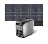 ALLPOWERS P1800 générateur solaire 1024Wh avec panneaux solaire de 600W | batterie LiFeP04, 2 x Chargement rapide sans fil 15W, 4 prises CA 2500W, Énergie solaire MPPT pour camping, extérieur