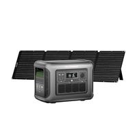 ALLPOWERS R1500 LITE Station Électrique portable avec panneaux solaire pliables de 200W, 1056Wh batterie LiFeP04 fonction UPS, 1600W de capacité pour l'alimentation de Camping