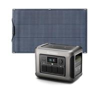 ALLPOWERS R1500 Station électrique portable 1152Wh panneau solaire 100W | panneau solaire flexible IP68 étanche, batterie LFP, 2 x Chargement rapide sans fil 15W, générateur solaire pour camping-car