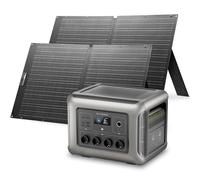 ALLPOWERS R2500 V2 Station électrique portable 1920Wh 2 x panneaux solaire | batterie LFP avec 2 x panneaux solaire pliables de 100W, fonction UPS,générateur solaire pour camping, jardin