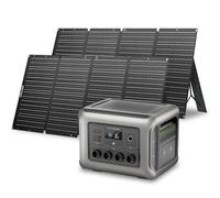 ALLPOWERS R2500 V2 Station électrique portable 1920Wh 2 x panneaux solaire | batterie LFP avec 2 x panneaux solaire pliables de 200W, fonction UPS,générateur solaire pour camping, jardin