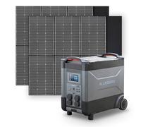 ALLPOWERS R4000 Station électrique 3456Wh/4000W 2 x Panneaux Solaire 600W | batterie LFP,sortie CA 4000W x4, charge rapide 1H, générateur solaire UPS pour voyage, camping,extérieur