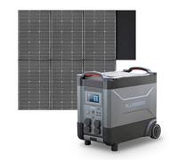 ALLPOWERS R4000 Station électrique Portable avec Panneaux Solaire Pliables de 600W, Batterie LFP 3456Wh, Sortie CA 4000W x4, Charge Rapide 1H, générateur Solaire UPS pour Voyage, Camping, extérieur