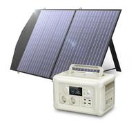 ALLPOWERS R600 centrale électrique Portable 600W 299Wh LiFePO4 générateur solaire UPS batterie de secours MPPT et panneau solaire 100W pour le Camping R600 with 100W