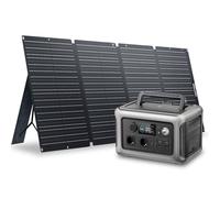 ALLPOWERS R600 générateur solaire avec panneaux solaire pliables de 200W IP66 étanche, 299Wh batterie LiFeP04, Chargement rapide sans fil 15W, Énergie solaire MPPT pour camping, extérieur, jardin