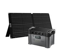 ALLPOWERS S2000Pro Station électrique portable 1451Wh panneaux solaires | générateur solaire avec panneaux solaires pliables de 100W contrôleur MPPT,4 × CA 2400W,camping,jardin