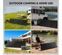 ALLPOWERS SOLAX SE200 Panneau solaire portable pliable, cellules solaires monocristallines, chargeur solaire 200W pour le camping, les voyages, les camping-cars et la maison 200W