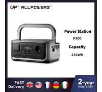 ALLPOWERS VOLIX P300 centrale électrique portable 256Wh LiFePO4 batterie 300W (pico 600W) sortie ca pour camping en plein air voyage usage domestique VOLIX P300