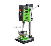Allsome BG-518801 + BG-6369 perceuse à paillasse 6 vitesses 800W avec ensemble combiné d'étau de précision de perçage de fraisage 2 en 1