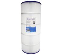 AllSpares Cartouche filtrante de rechange pour piscine Hayward SwimClear C150SE | CX150XRE | Diamètre : 264 x 592 mm | Diamètre intérieur : 101 mm