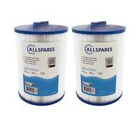 AllSpares Filtre pour Spa (2X) adapté pour SC714 / 60401 / 6CH-940 / PWW50P3 / FC-0359/817-0050/378902 (Ø150x210mm)