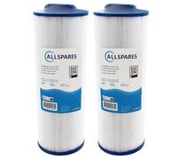 AllSpares Filtre pour Spa (2X) adapté pour SC757 / 40508 / 4CH-949 / FD2007 / FC-0172 / PWW50L (Ø120x350mm)