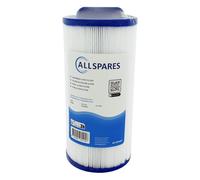AllSpares Whirlpool - Cartouche filtrante de rechange pour piscine Unicel 4CH-24, Darlly SC717, 40260, Master Spas - Dream Maker - Saratoga Spa - LA Spas - Vita Spa - Diamètre 120 x 250 mm - Filetage