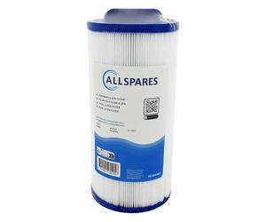 AllSpares Whirlpool - Cartouche filtrante de rechange pour piscine Unicel 4CH-24, Darlly SC717, 40260, Master Spas - Dream Maker - Saratoga Spa - LA Spas - Vita Spa - Diamètre 120 x 250 mm - Filetage