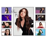 AllStarMedia Poster imprimé « Tribute to Olivia Rodrigo » inspiré du pop rock | Art mural de style fan art | Cadeau pour fan | Art mural musical | Édition limitée | Cadeau pour fan | A3 sans cadre (30