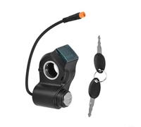 Allthingstore Interrupteur d'allumage à clé pour scooter électrique, coque | Ajustement précis, connexion sécurisée, démarrage facile, design compact, pièce de rechange, pour trottinette électrique