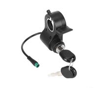 Allthingstore Interrupteur d'allumage à clé pour scooter électrique, coque | Ajustement précis, connexion sécurisée, démarrage facile, design compact, pièce de rechange, pour trottinette électrique