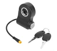 Allthingstore Interrupteur d'allumage à clé pour scooter électrique, coque | Ajustement précis, connexion sécurisée, démarrage facile, design compact, pièce de rechange, pour trottinette électrique