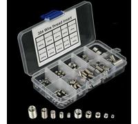 Allthingstore Lot de 150 inserts de réparation de filetage hélicoïdal en acier inoxydable 304 pour M3 M5 M6 M8, inserts filetés pour restaurer les trous de vis endommagés et améliorer la résistance de