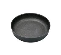 Alluflon Etna Poêle en aluminium, Antiadhésif Façon Pierre, 28 cm, Noir