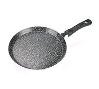 Alluflon Tradizione Italia Crêpière, revêtement ardoise anti-adhésif et anti-rayures pour crêpes et pancakes, Lavable au lave-vaisselle, true,22 cm
