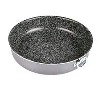 Alluflon Tradizione Italia - Tortiera con superficie in pietra, antiaderente, rivestimento antigraffio, adatta al forno, lavabile in lavastoviglie, 32 cm