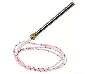 Allumage fileté 300 W 220 V 3/8", allumage de chaudière à granulés en acier inoxydable pour systèmes de granulés à air forcé et hydraulique, tige de démarrage de four, broche d'allumage pour brûleur à