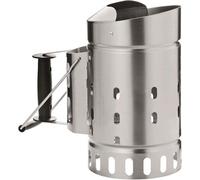 Allume-barbecue en acier inoxydable avec protection anti-étincelles et poignée