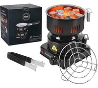 Allume-charbon électrique 600 W | Allumage sûr et rapide du charbon pour barbecue et cheminée