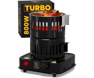 Allume-charbon électrique, 800 W, avec un long câble et un bac amovible