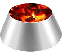Allume-charbon pour barbecues Kettle de 57 cm, en acier inoxydable, pour barbecue Kamado