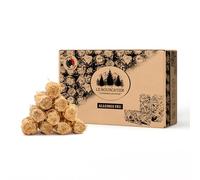 Allume-feu écologique en Laine et Cire de Bois 100% naturels pour cheminée poêle cuisinière Barbecue brasero et feu de Camps. 160/170 allumes-feu sans Odeur. Gros Calibre qualité Premium