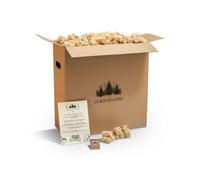Allume-feu écologique en Laine et Cire de Bois 100% naturels pour cheminée poêle cuisinière Barbecue brasero et feu de Camps. 800 allumes-feu sans Odeur. Gros Calibre qualité Premium