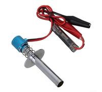 Allume-feu électrique 6-24 V en métal avec allumage automatique, adapté pour les voitures RC 1/10 et 1/8, compatible avec 94122 94188, tension d'entrée 6-24 V, sortie 1,20-1,25 V (bleu)
