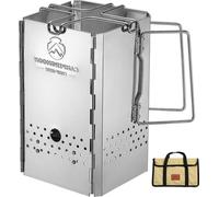 Allume-feu pliable en acier inoxydable MT-19 pour les barbecues de camping