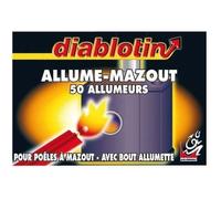 DIABLOTIN - alum3 - Allume mazout x50 avec Bout Allumette