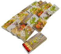 Allumettes pour barbecue, cheminée et bougies 10 cm, divers motifs 20 Stk Herbes