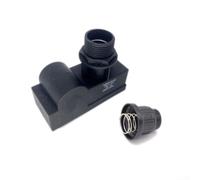 Allumeur à impulsion CC pour cheminée à gaz et grill - Kit d'allumage électronique de rechange pour générateur d'étincelles simple (TJMC-A102-BK)